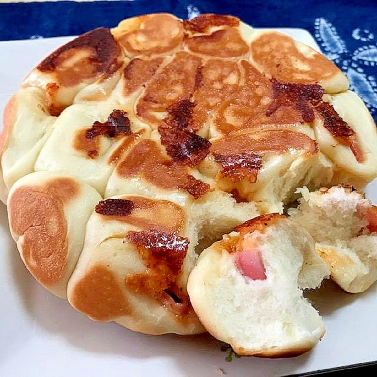 中力粉使用 フライパンでハムケチャチーズちぎりパン レシピ 作り方 By けいちゃん088 楽天レシピ 中力粉使用 フライパンでハムケチャチーズちぎりパン レシピ 作り方 By けいちゃん088 楽天レシピ